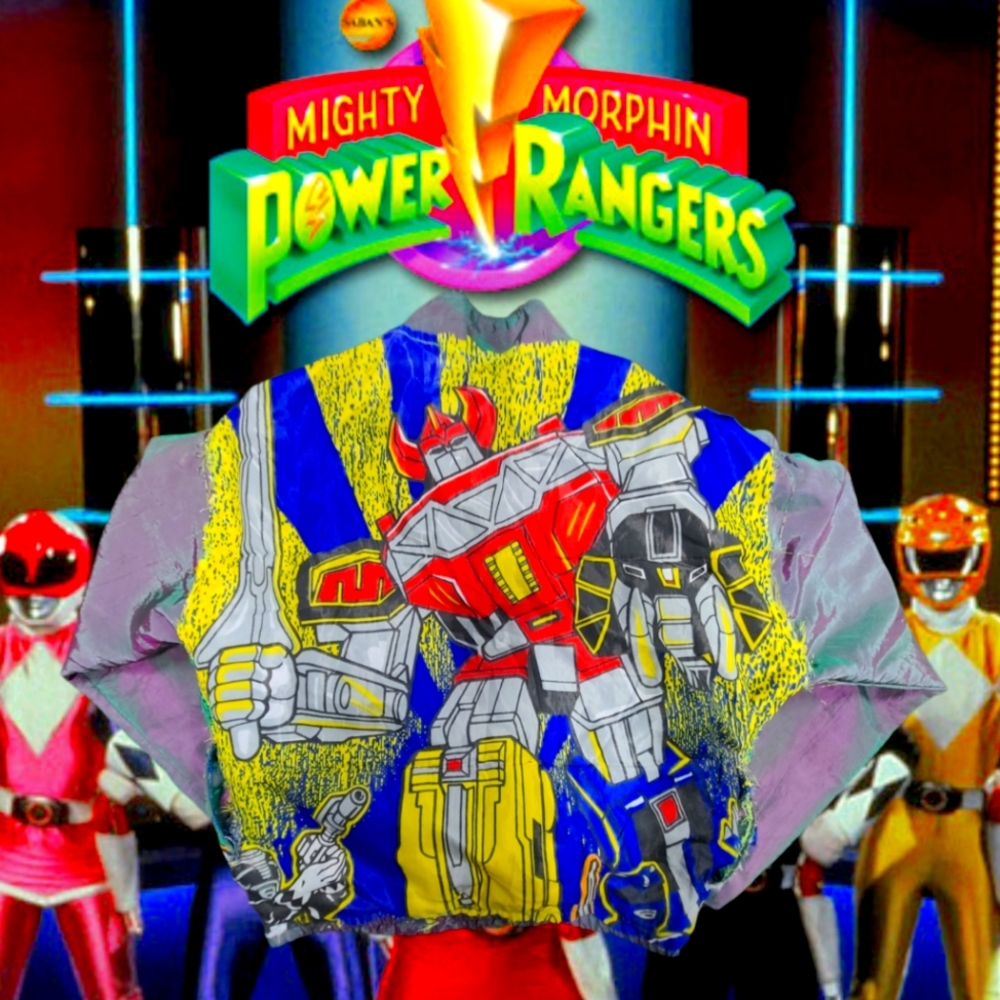 Vintage reworked power rangers jacket - Picture 2 of 3